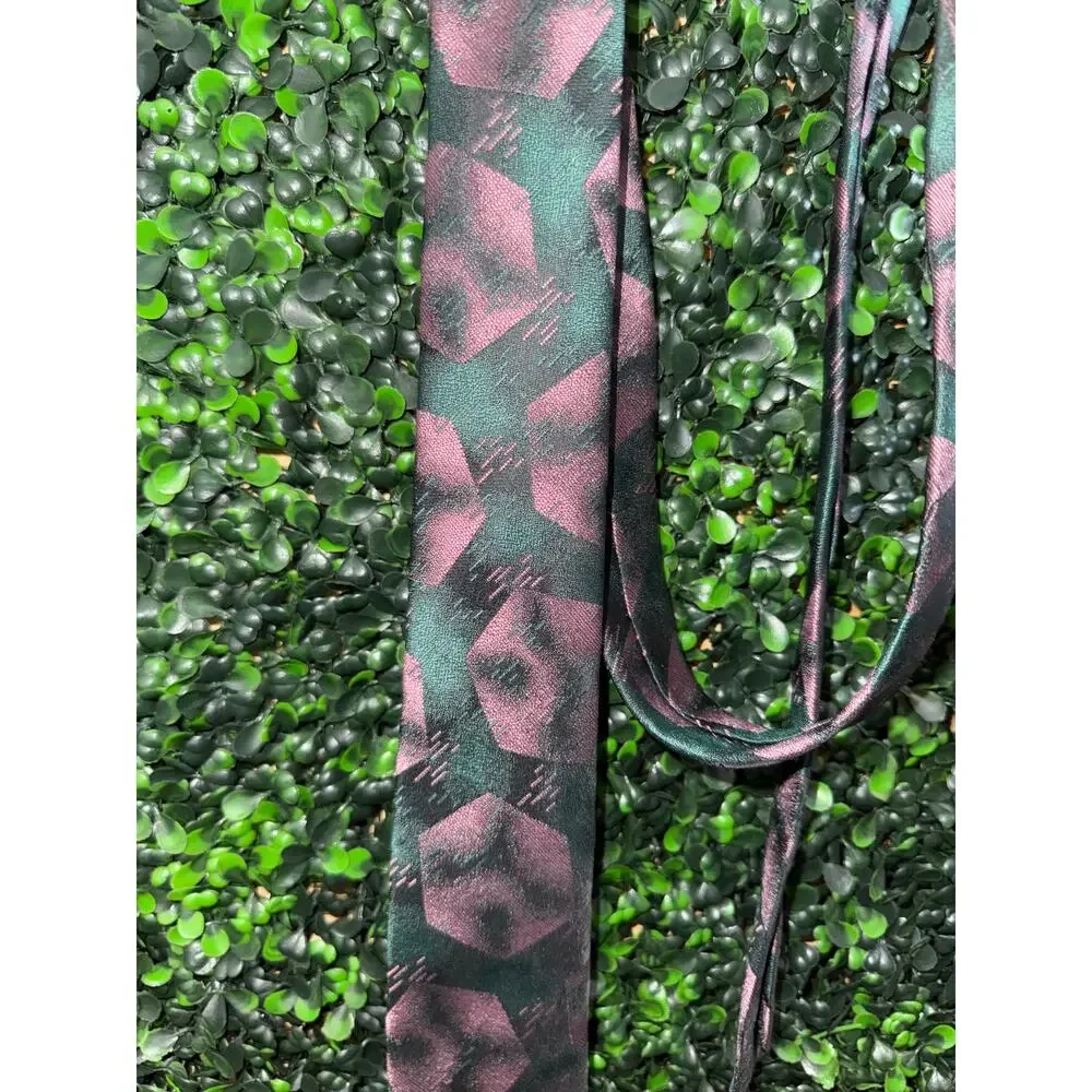 Elaan Vintage Retro Necktie, Classic, Thin Tie,